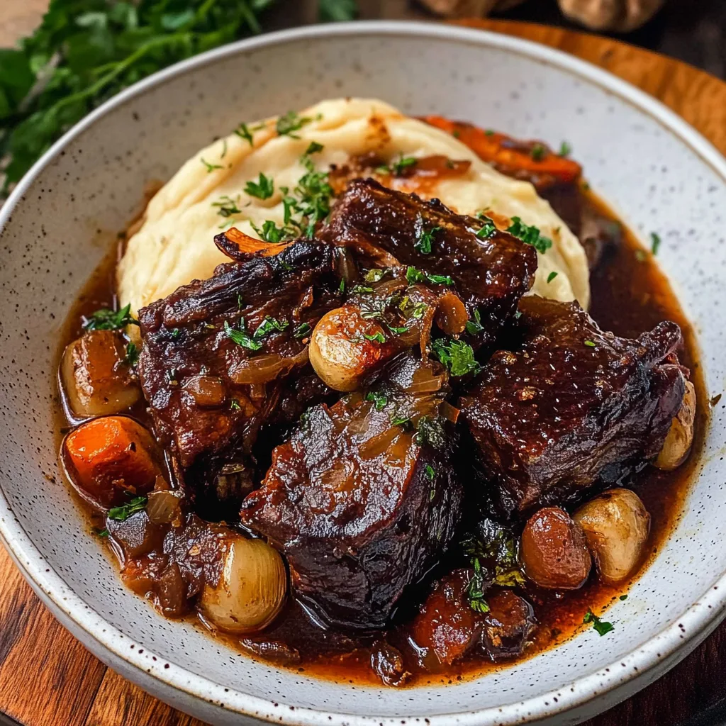 Short Rib French Style Savory Braised Short Ribs with a French Twist: An Incredible Ultimate ...